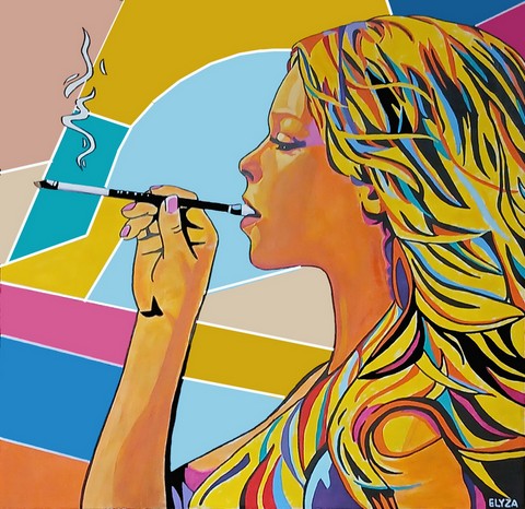 L'ELEGANTE FUMEUSE